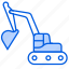 excavator, backhoe, tracks, machinery 
