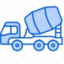 cement, truck, construction, veticle