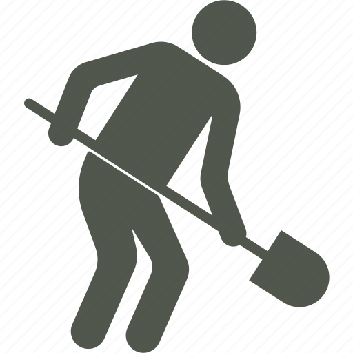 Digger, shovel, workman icon - Download on Iconfinder
