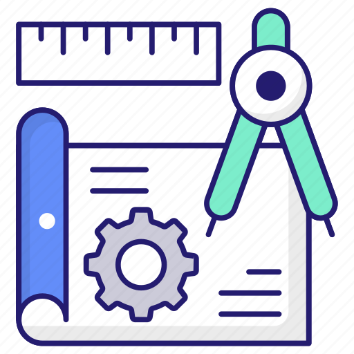 Blueprint, engineering, sketch icon - Download on Iconfinder