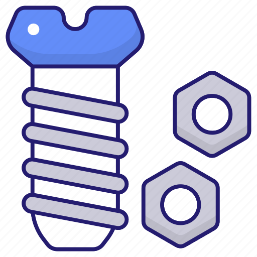 Bolt, nut, screw, tool icon - Download on Iconfinder