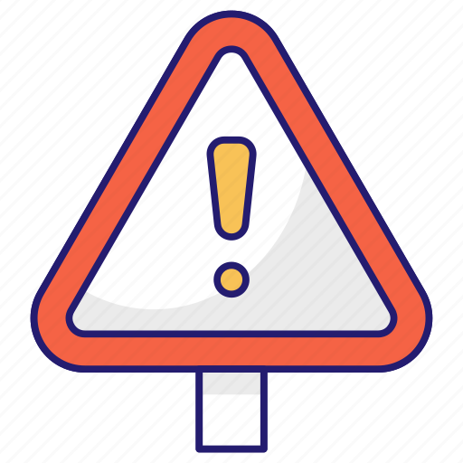 Alert, danger, road, sign icon - Download on Iconfinder