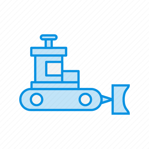 Bulldozer, excavator, machine icon - Download on Iconfinder