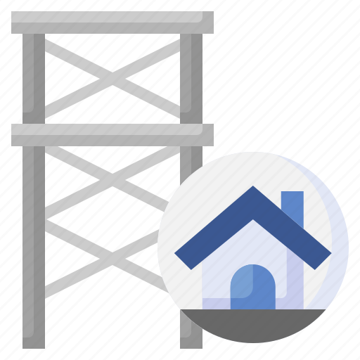 Scaffolding, construction, bricks, building, tools icon - Download on Iconfinder