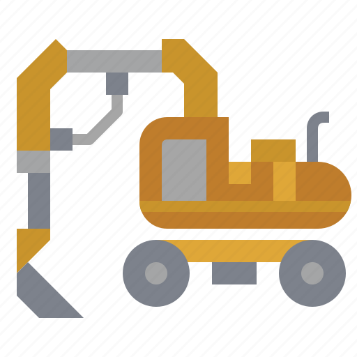 Bulldozer, car, construction, excavator, transportation, truck, wheel icon - Download on Iconfinder