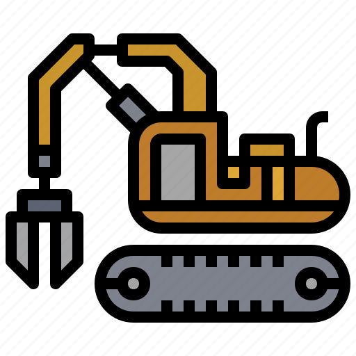 Bulldozer, car, construction, fork, industry, transportation, truck icon - Download on Iconfinder