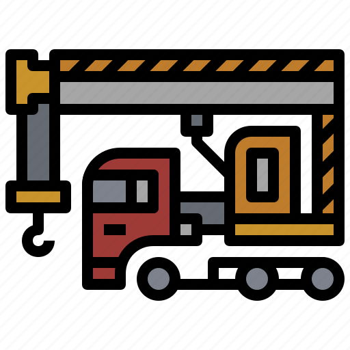 Bulldozer, car, construction, crane, hydraulic, transportation, truck icon - Download on Iconfinder