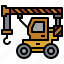 bulldozer, car, construction, rough, terrain, transportation, truck 