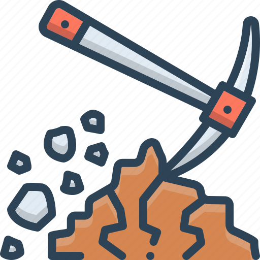 Dig, digging, mud, shovel, tool icon - Download on Iconfinder