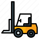 forklift, industrial, vehicle, lifting, warehouse, logistics, material, handling