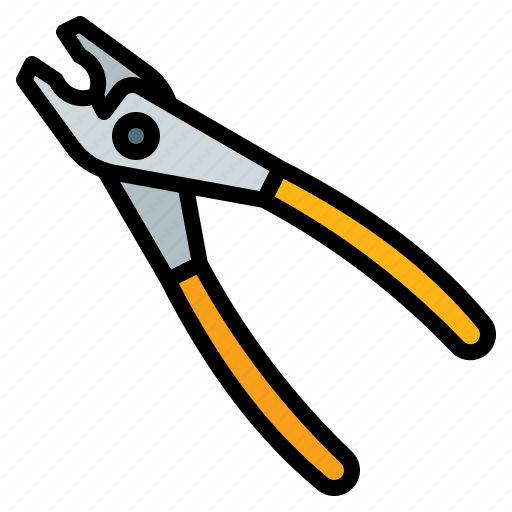 Pliers, gripping, tool, holding, cutting, construction, electrical icon - Download on Iconfinder