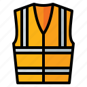 vest, safety, jacket, construction, protection