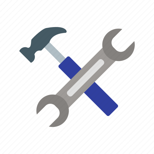 Hammer, wrench, tool icon - Download on Iconfinder