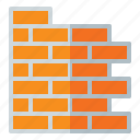bricks, building, material, construction, masonry, wall, structure