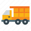 dump, truck, heavy, vehicle, transportation, hauling, construction