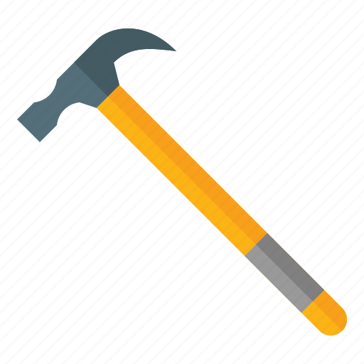 Hammer, striking, tool, pounding, nailing, construction, carpentry icon - Download on Iconfinder