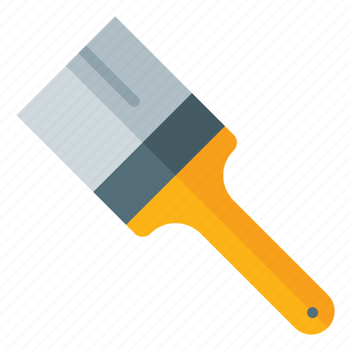 Paint, brush, painting, tool, coating, art, construction icon - Download on Iconfinder