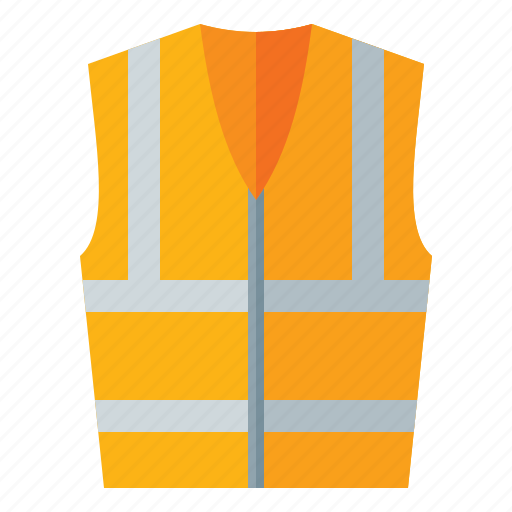 Vest, safety, jacket, construction, protection icon - Download on Iconfinder