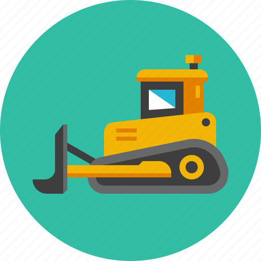 Bulldozer, construction, excavator, heavy, machinery, mining, tractor icon - Download on Iconfinder