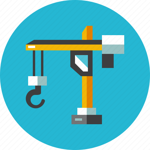 Construction, crane, engineering, industrial, industry, lifting, machine icon - Download on Iconfinder