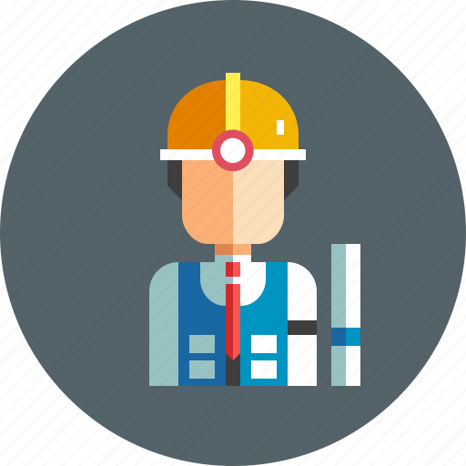 Architect, engineer, industrial, occupation, professional, technician, worker icon - Download on Iconfinder