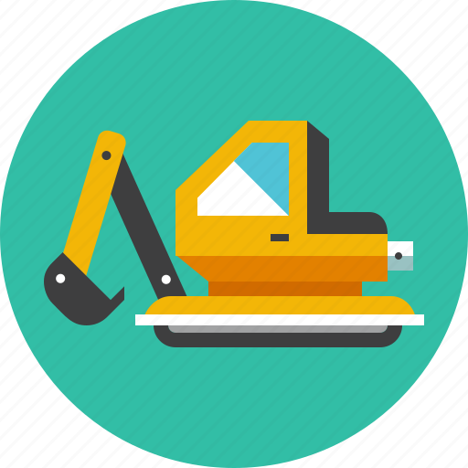 Bulldozer, construction, excavator, industrial, industry, machine, vehicle icon - Download on Iconfinder