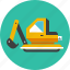 bulldozer, construction, excavator, industrial, industry, machine, vehicle 