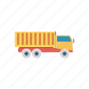 cargo, construction, truck, vehicle