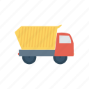 construction, road, truck, vehicle