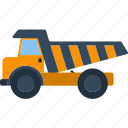 auto, background, building, business, car, cargo, color, construction, container, design, diesel, dump, dumper, duty, element, engineering, equipment, flat, flattened, graphic, heavy, illustration, industry, isolated, logo, lorry, machine, machinery, mining, object, payload, pictogram, quarry, road, sign, simple, single, site, style, symbol, tipper, transport, transportation, truck, ui, vector, vehicle, web, white