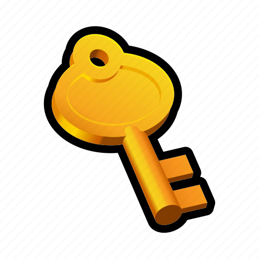 Gold, key, old, tool icon - Download on Iconfinder