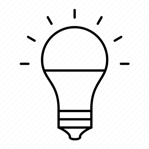 Bulb, electric, lamp, led, idea icon - Download on Iconfinder