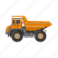 construction, dump truck, equipment, machinery, transport, truck 