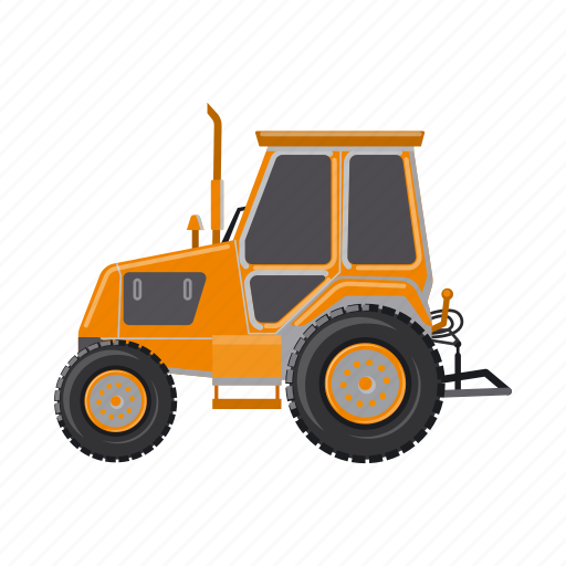 Construction, equipment, machinery, tractor, transport icon - Download on Iconfinder
