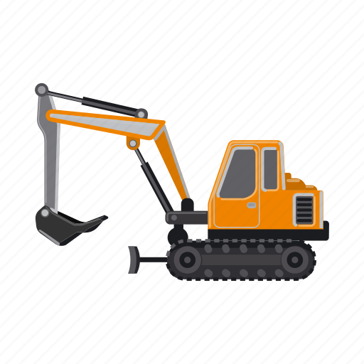 Construction, equipment, excavator, ladle, machinery, transport icon - Download on Iconfinder