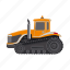 bulldozer, construction, equipment, machinery, tractor, transport 