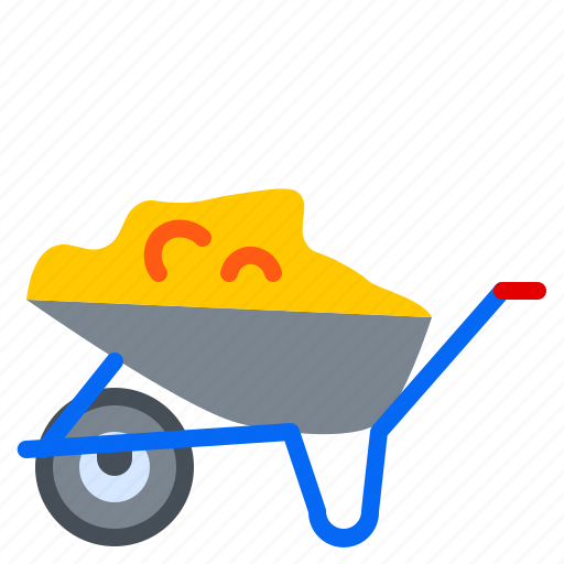 Cart, concrete, construction, tool, trolley icon - Download on Iconfinder