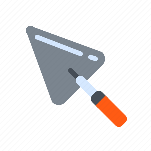 Concrete, construction, masonry, tool, trowel icon - Download on Iconfinder
