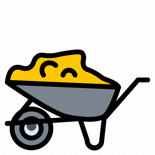 Cart, concrete, construction, tool, trolley icon - Download on Iconfinder