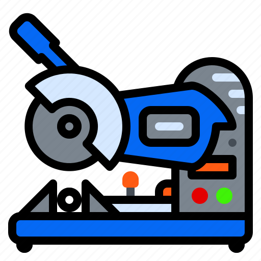 Construction, cutter, grinder, machine, steel icon - Download on Iconfinder
