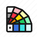 color, palette, reference, chart, card, swatchbook, fans