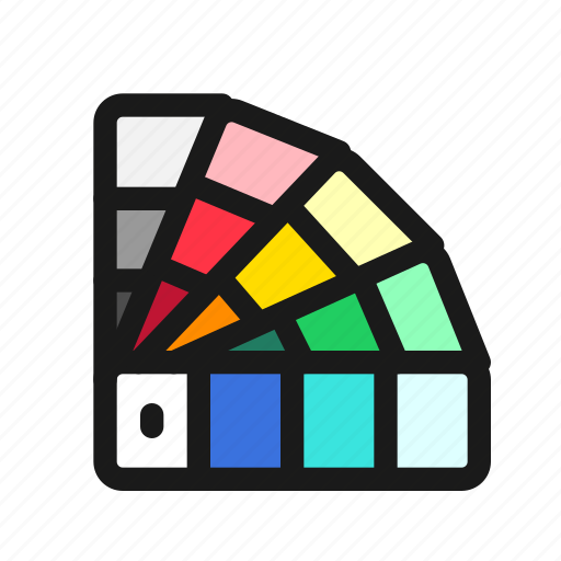 Color, palette, reference, chart, card, swatchbook, fans icon - Download on Iconfinder