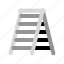 ladder, folding, rigid, stepladder, portable, construction, metal 