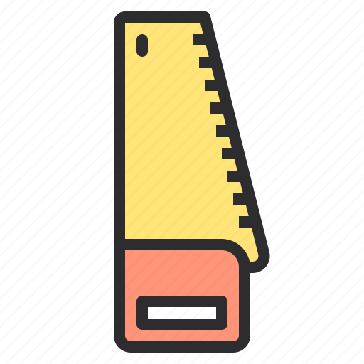 Construction, hand, saw, tool, utensils icon - Download on Iconfinder