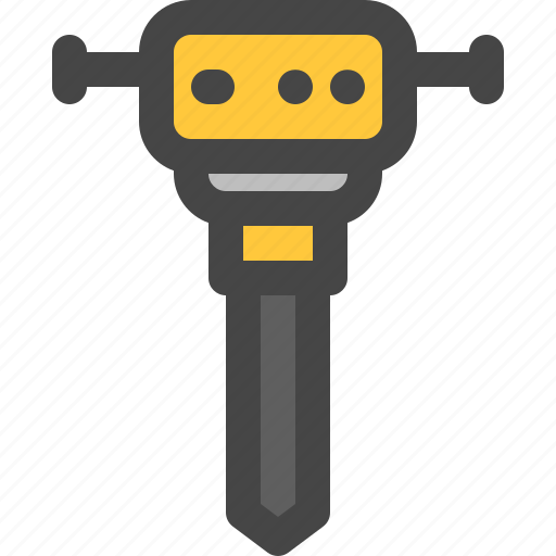 Construction, drill, ground, labor, mining icon - Download on Iconfinder