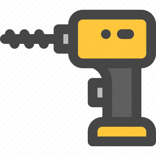 Construction, drill, equipment, labor, tool icon - Download on Iconfinder