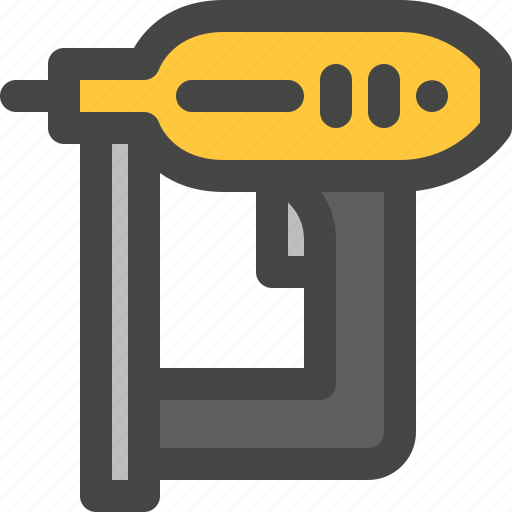 Construction, gun, labor, nail, tool icon - Download on Iconfinder