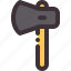 axe, labor, lumberjack, tool, wood 