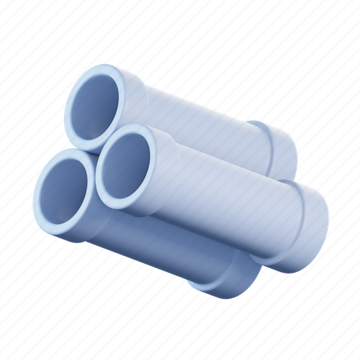 Construction, pipe, drainage, plumbing, tube, pipeline 3D illustration - Download on Iconfinder