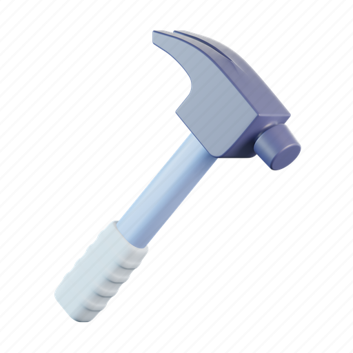 Hammer, tool, equipment, construction, gavel, repair 3D illustration - Download on Iconfinder